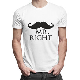 Mr. Right - pánské tričko s potiskem
