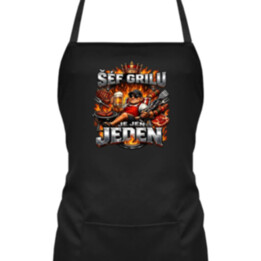 Šéf grilu je jen jeden - zástěra s potiskem