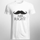 Mr. Right - pánské tričko s potiskem