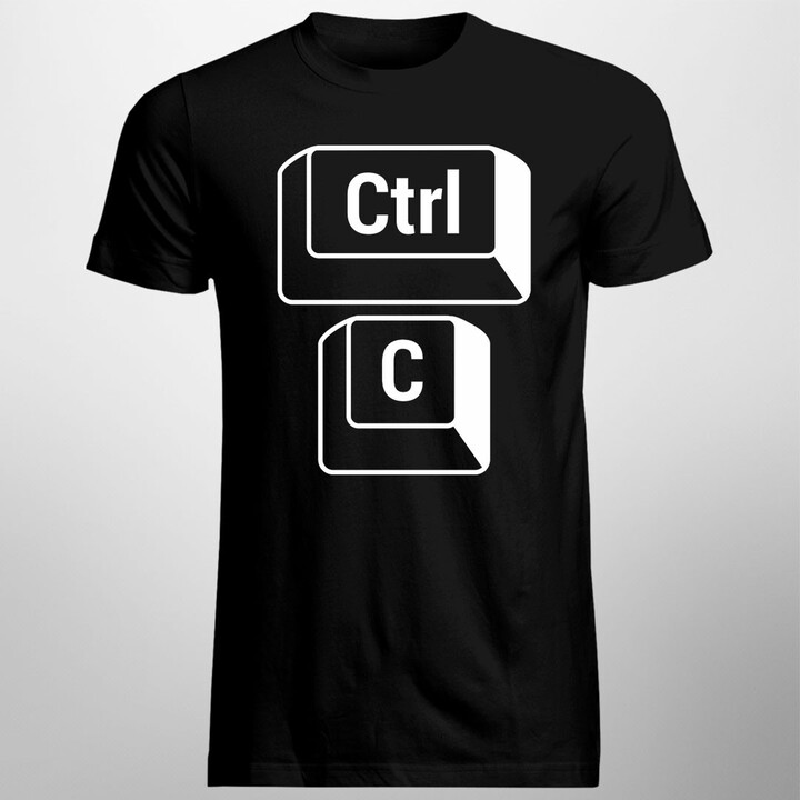 CTRL+C - otec - pánská trička  s potiskem