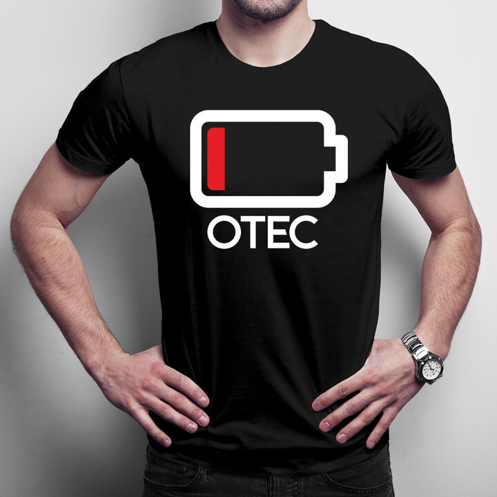 Baterie - otec - pánská trička  s potiskem