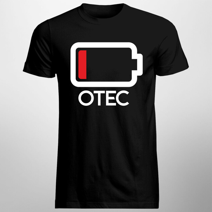 Baterie - otec - pánská trička  s potiskem