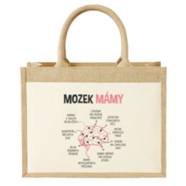 Mozek mámy - Jutová taška s potiskem