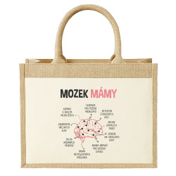 Mozek mámy - Jutová taška s potiskem