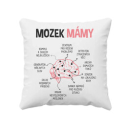 Mozek mámy - polštář s potiskem