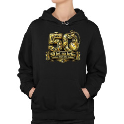 50 let na krku, všechno šlape jako hodinky - dámská mikina s potiskem