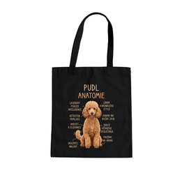 Pudl - anatomie - taška s potiskem