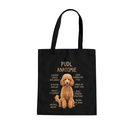 Pudl – anatomie - taška s potiskem