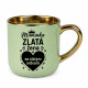Maminka - zlatá žena se zlatým srdcem – Elegantní hrnek na dárek