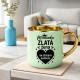 Maminka - zlatá žena se zlatým srdcem – Elegantní hrnek na dárek