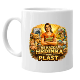Ne každá hrdinka nosí plášť  - hrnek s potiskem