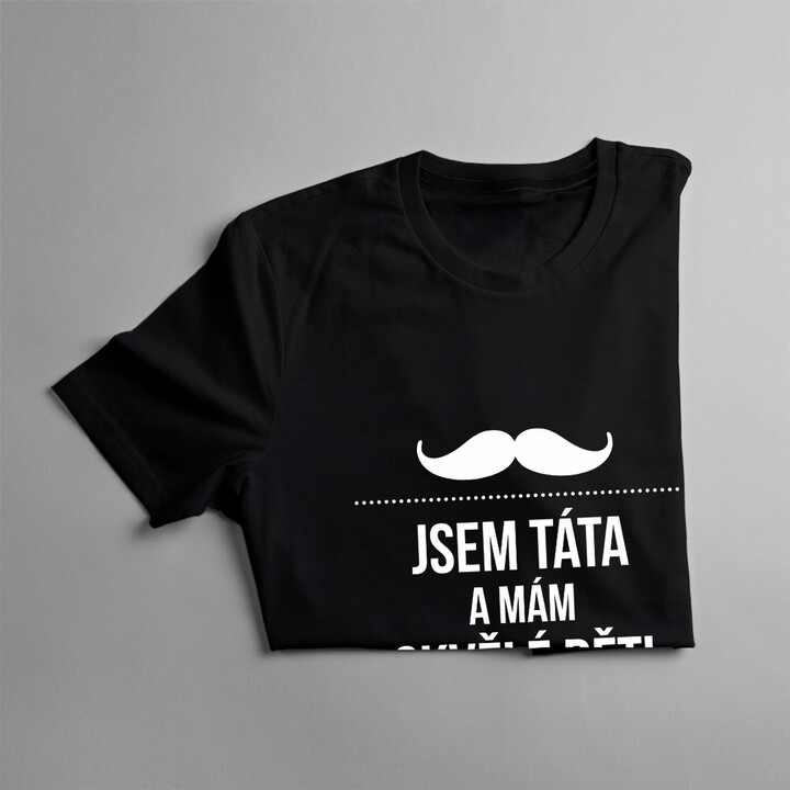 Jsem táta a mám skvělé děti - pánské tričko s potiskem