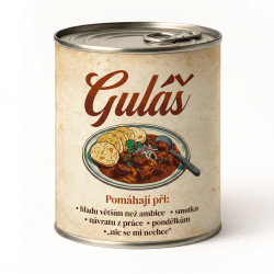 Guláš - Zabalte to do plechovky a překvapte ještě před rozbalením!