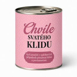 Chvíle svatého klidu - Zabalte to do plechovky a překvapte ještě před rozbalením