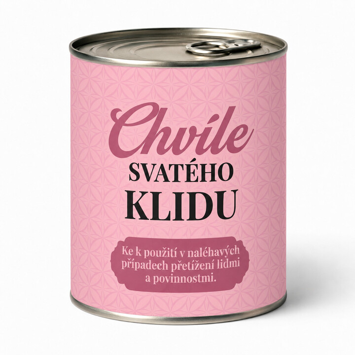 Chvíle svatého klidu - Zabalte to do plechovky a překvapte ještě před rozbalením