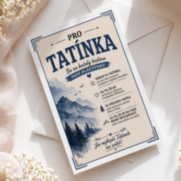 Táta hrdina - blahopřání k dárku