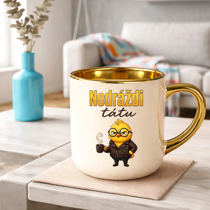 Nedráždi tátu - elegantní hrnek na dárek