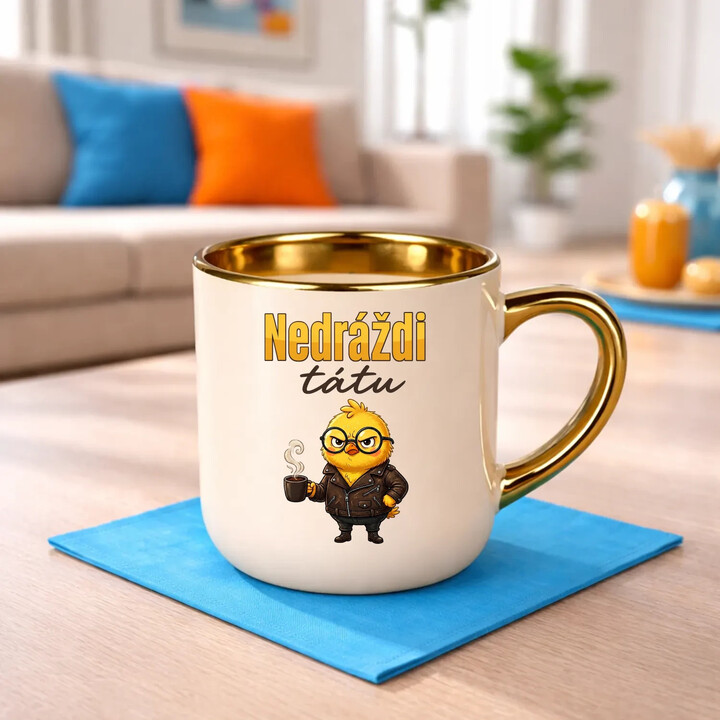 Nedráždi tátu - elegantní hrnek na dárek
