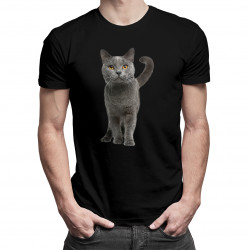 Britská kočka - pánské tričko s potiskem
