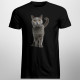 Britská kočka - pánské tričko s potiskem