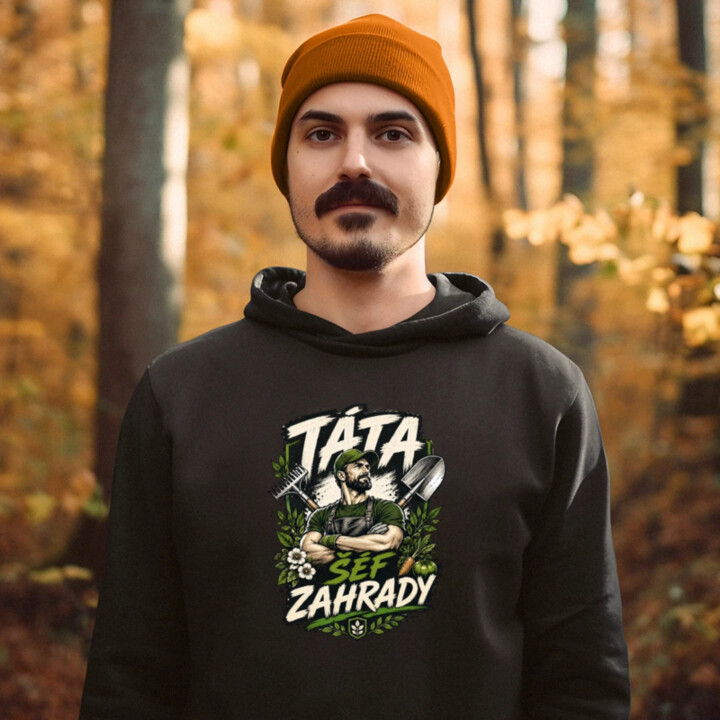 Táta šéf zahrady - pánská mikina s potiskem