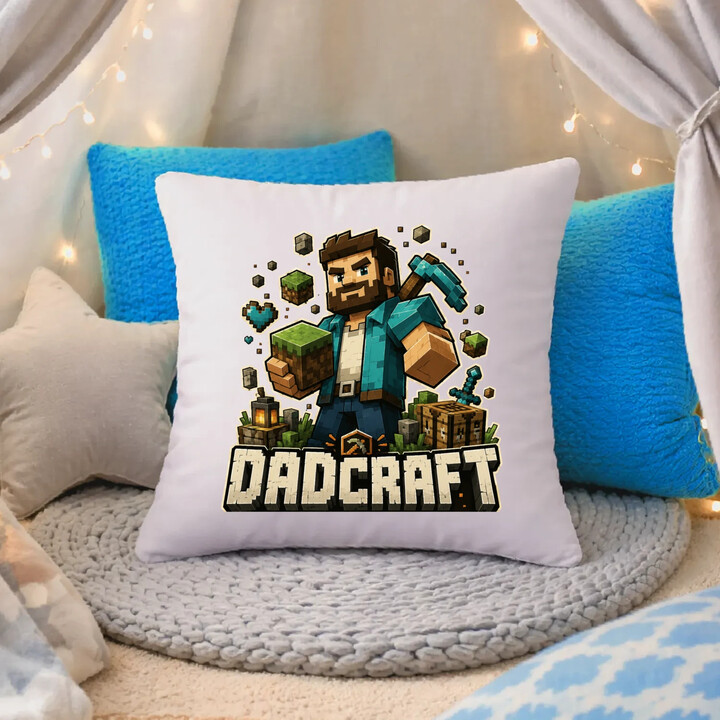 Dadcraft - polštář s potiskem