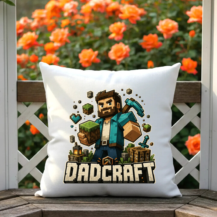 Dadcraft - polštář s potiskem
