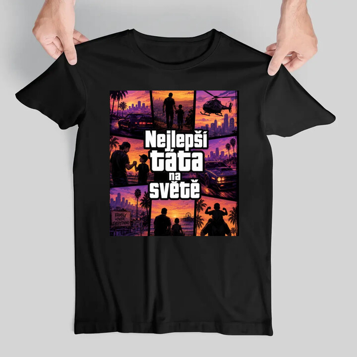 Nejlepší táta na světě  - pánské tričko s potiskem