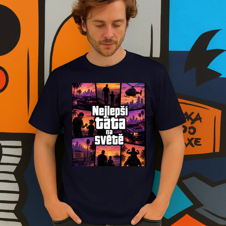 Nejlepší táta na světě  - pánské tričko s potiskem