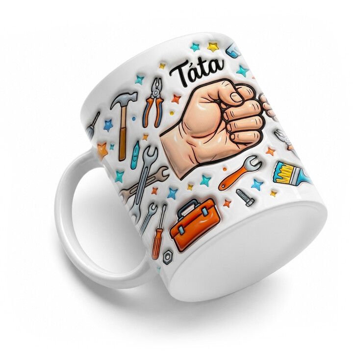 Táta, který umí všechno + 1 pěst - hrnek s potiskem