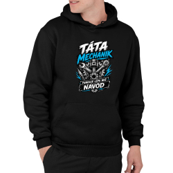 Táta mechanik - funguje lépe než návod - pánská mikina s potiskem