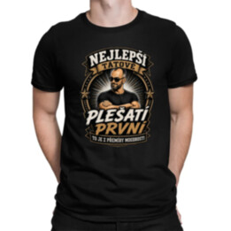 Nejlepší tátové plešatí první. To je z přemíry moudrosti - pánské tričko s potiskem