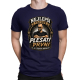 Nejlepší tátové plešatí první. To je z přemíry moudrosti - pánské tričko s potiskem