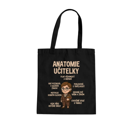 Anatomie učitelky - taška s potiskem