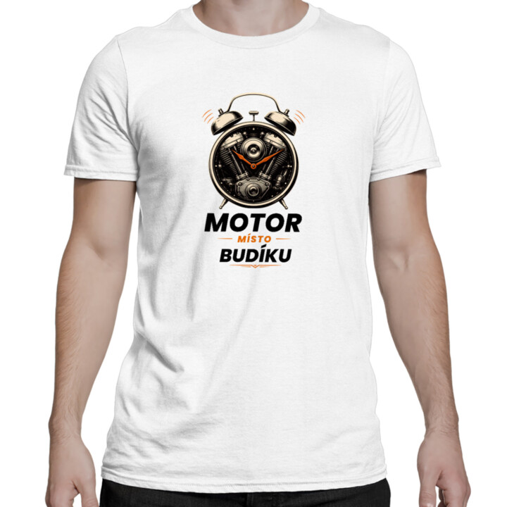MOTOR MÍSTO BUDÍKU - pánské tričko s potiskem