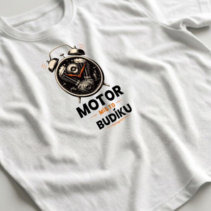 MOTOR MÍSTO BUDÍKU - pánské tričko s potiskem