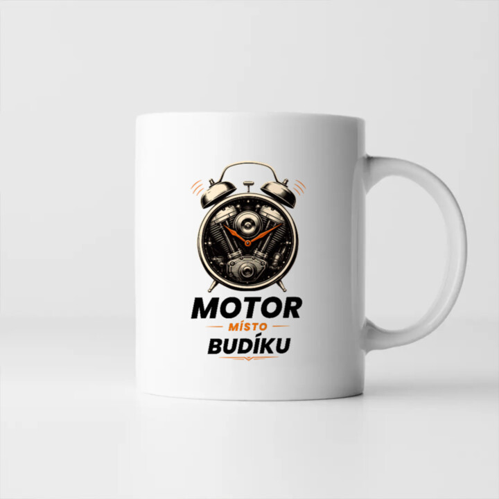 MOTOR MÍSTO BUDÍKU - hrnek s potiskem