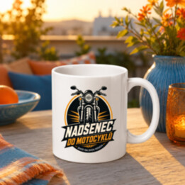 Nadšenec do motocyklů - hrnek s potiskem