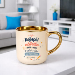 Nejlepší učitelka – Elegantní hrnek na dárek