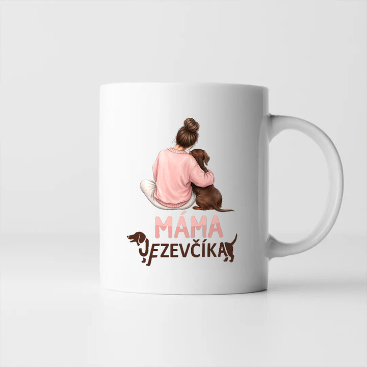 Hrnek Máma jezevčíka - pro milovnice jezevčíků
