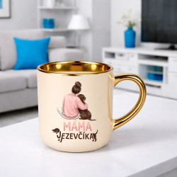 Elegantní hrnek Máma jezevčíka - pro milovnice jezevčíků