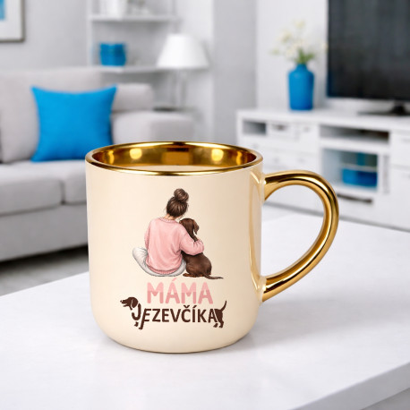 Elegantní hrnek Máma jezevčíka - pro milovnice jezevčíků