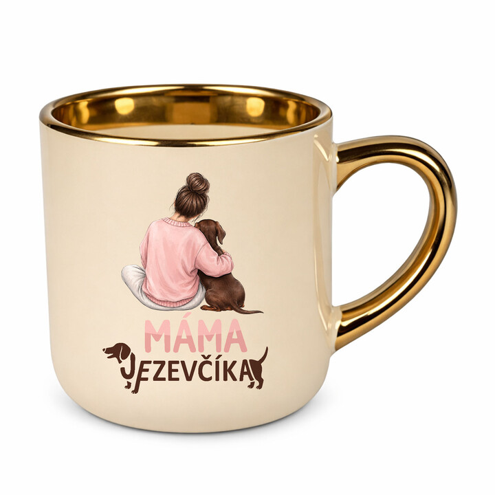 Elegantní hrnek Máma jezevčíka - pro milovnice jezevčíků