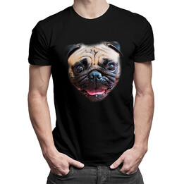 Mops - Pug Dog - pánské tričko s potiskem
