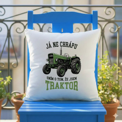 Polštář Já nechrápu sním o tom že jsem traktor
