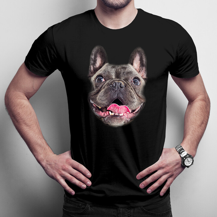 Buldok francouzský - French Bulldog - verze 1 - pánské tričko s potiskem