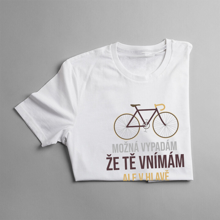 Možná vypadám, že tě vnímám v1 - pánské tričko s potiskem