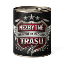 Nezbytné vybavení na dlouhou trasu - Zabalte to do plechovky a překvapte ještě před rozbalením!