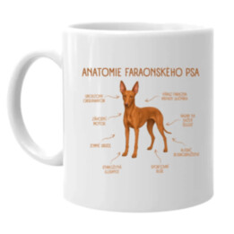 Anatomie faraonského psa - hrnek s potiskem