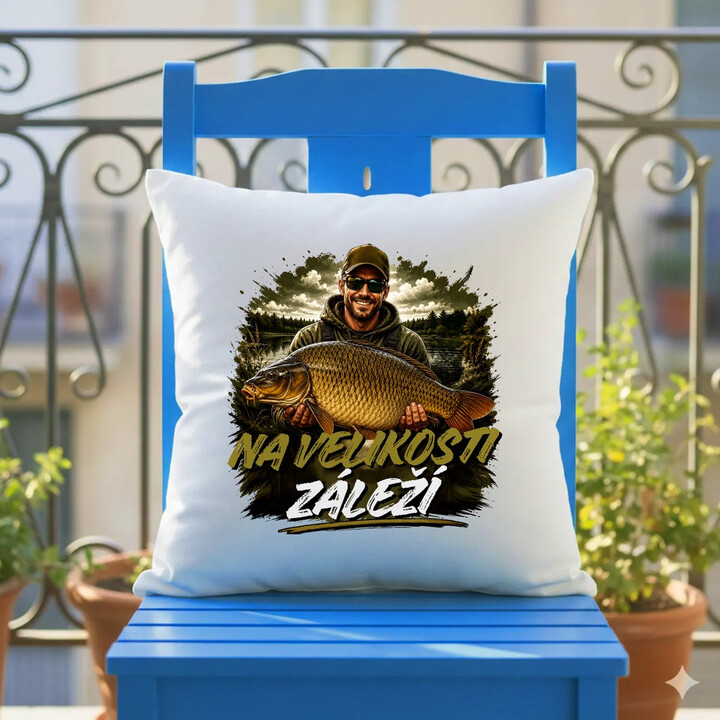 Na velikosti záleží - polštář s potiskem